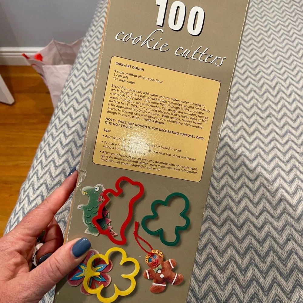 Wilton 100 Piece Cookie Cutter Set – Alphabet, Numbers, Holiday & Fun Shapes